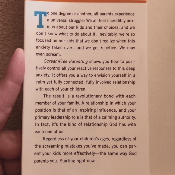 Hardback Parenting Book "Scream Free Parenting" by Hal Edward Runkel, LMFT - Picture 7 of 9